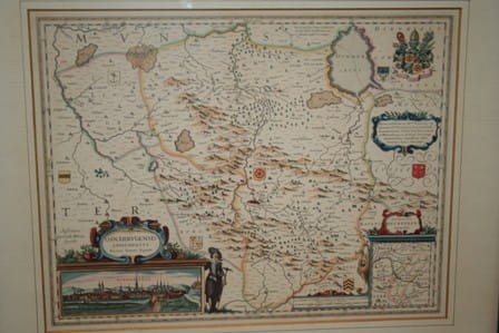 MAPA -KARTOGRAFIA OSNABRVGENSIS EPISCOPATVS IOANNE GIGANTE