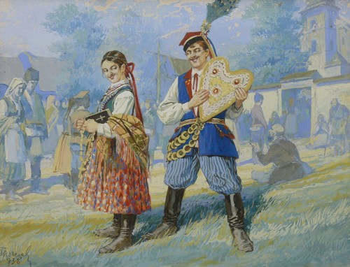 Akwarela ,Zaręczyny krakowskie