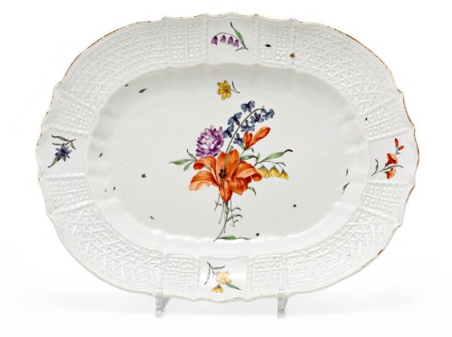 Talerz owalny, Hoechst, 1755r