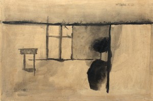WITOLD-K (Wit Kaczanowski) (ur. 1932) Bez tytułu, 1963 tusz lawowany, papier, 26,5 × 39,5 cm 