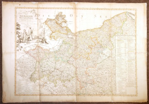 MAPA POMORZA I BRANDENBURGII