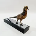 Rzeźba z brązu z okresu Art Deco „Kura bażanta”