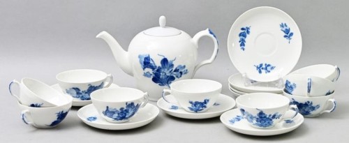 Royal Copenhagen, serwis do herbaty, 2 połowa XXw