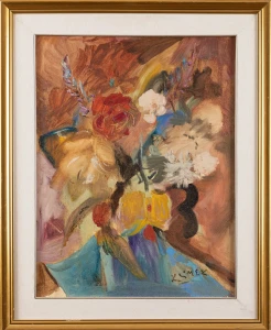 Ludwik Klimek, martwa natura, olej na płótnie, wym. 63 x 48 cm