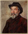 Samuel Finkelstein, portret, olej na płótnie, 
