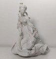 Porcelanowa figurka damy z wiolonczelą KPM Berlin projekt Paul Scheurich  