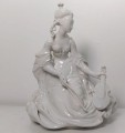 Porcelanowa figurka damy z wiolonczelą KPM Berlin projekt Paul Scheurich  