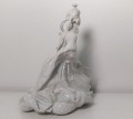 Porcelanowa figurka damy z wiolonczelą KPM Berlin projekt Paul Scheurich  