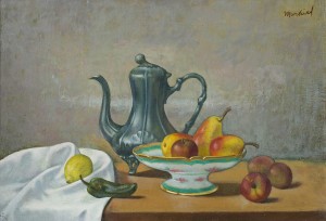 Jakub MARKIEL (1911 Łódź - 2008 Paryż) Martwa natura z dzbankiem i owocami