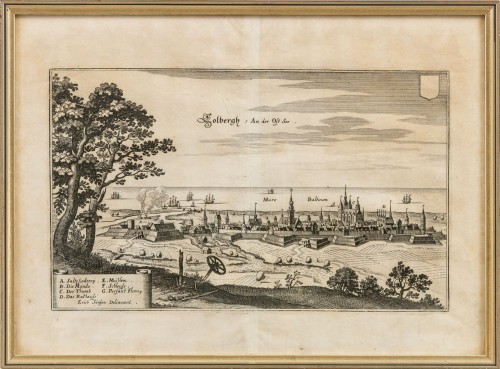 Merian d. Ä., Matthäus (Basel, Langenschwalbach 1593-1650) Kolbergh, An der Ost See( Kołobrzeg)