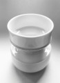 Biały wazon porcelanowy Rosenthal z serii Studio Line numer 3503/8, projekt Tapio Wirkkala 