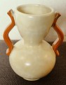 Wazon ceramiczny, art deco, projekt Anna Lisa Thompson dla Ekeby Uppsala, Szwecja 1930r