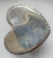 PUDEŁKO/ PUZDERKO na tabletki w kształcie serca, srebro 925(sterling silver), Anglia, ok. 1890r