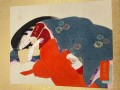 Japonia – erotyczna seria malarstwa na jedwabiu