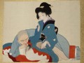 Japonia – erotyczna seria malarstwa na jedwabiu