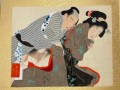 Japonia – erotyczna seria malarstwa na jedwabiu