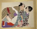Japonia – erotyczna seria malarstwa na jedwabiu