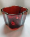 Świecznik Iittala Aalto Cranberry 60 mm - Fiński Design od Alvara Aalto