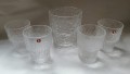 Iittala Ultima Thule - 4 kieliszki + jedna szklanka, luksusowe szkło z Finlandii