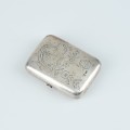 Portmonetka / Etui srebrne – Rosja, Moskwa, Wasilij Iwanowicz Rosenstrauch, 2. połowa XIX w
