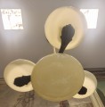 Żyrandol bakelitowy Art Déco z lat 30. – oryginał z epoki międzywojennej