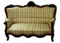 Mahoniowy komplet w stylu Ludwika Filipa, USA, Filadelfia, po renowacji, stan idealny 1860-70