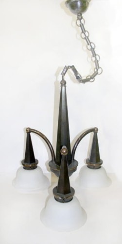 Żyrandol Art Deco