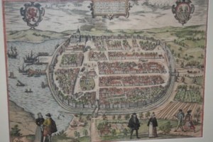 Plan "Bardum Pomeraniae" Braun-Hogenberg 1596r