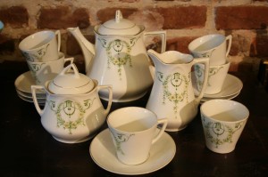 Serwis kawowy porcelanowy